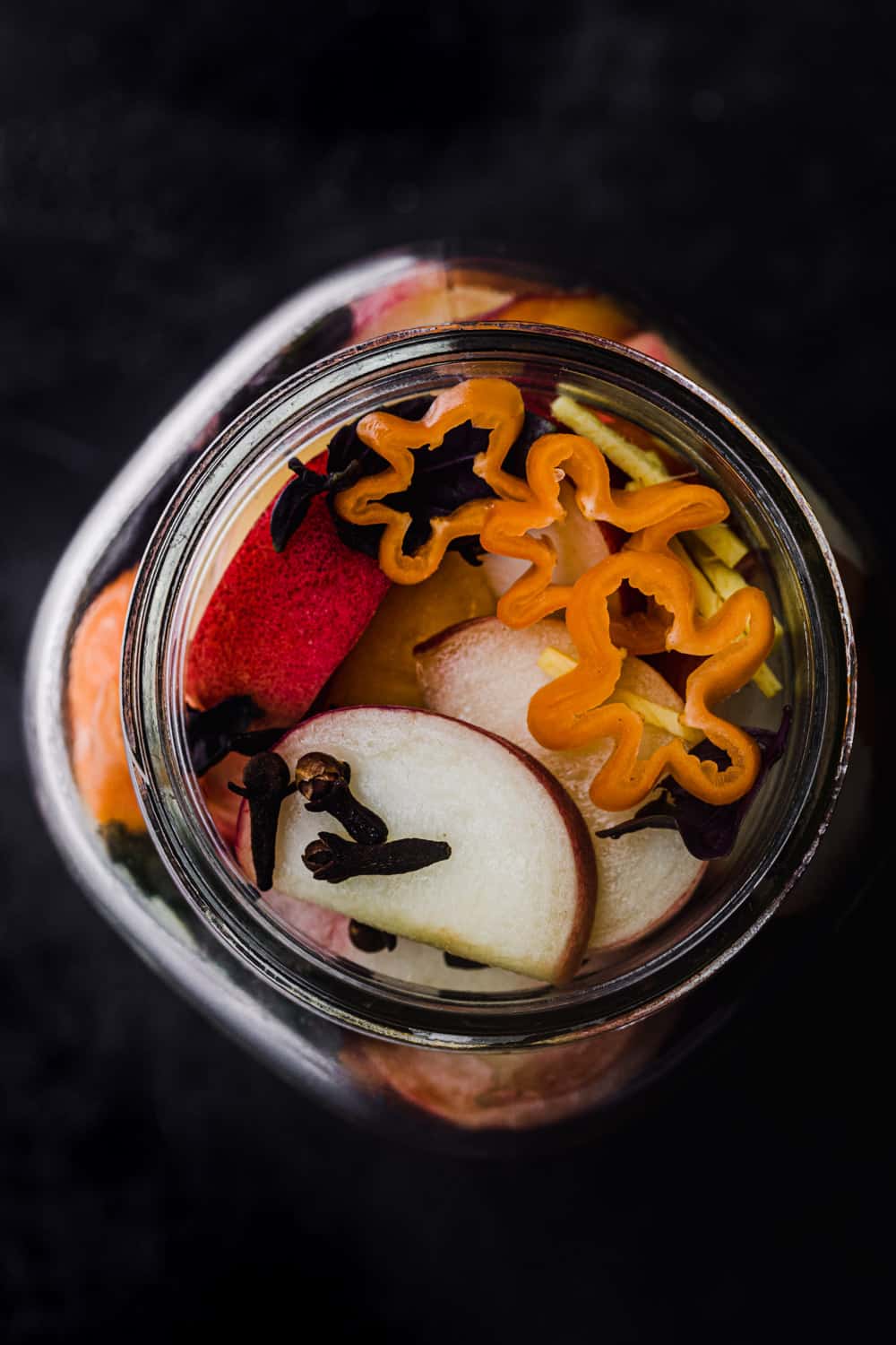 Pickled Fruit Waves in the Kitchen